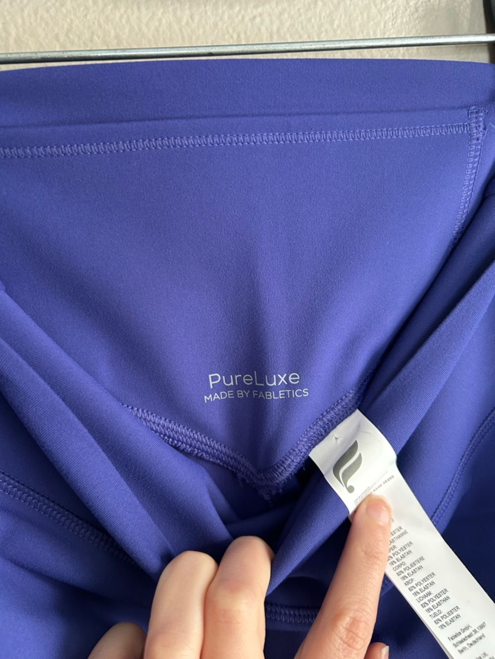 NWOT Fabletics The No-Seam PureLuxe TLC Legging Color Nightfall Purple Size XXS - Picture 12 of 13
